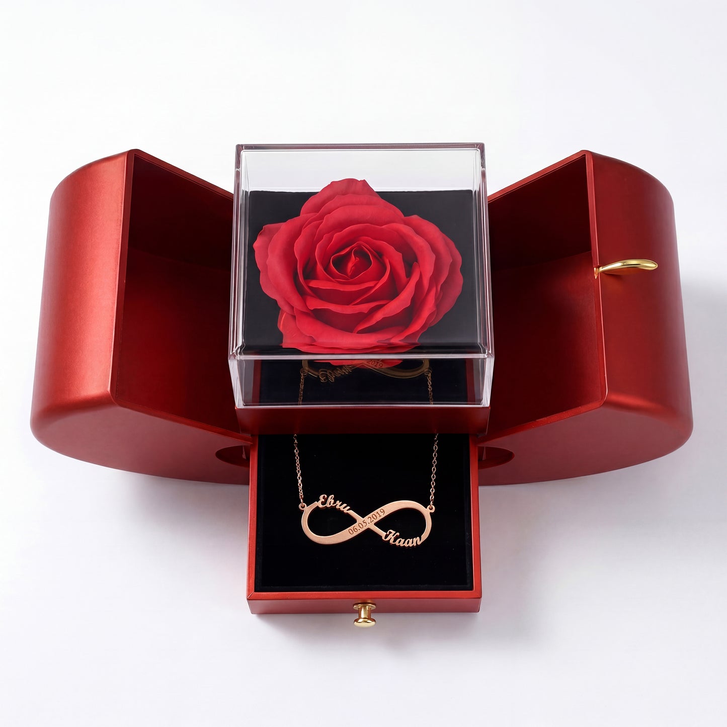 Infinite Love-halsband med gravyr