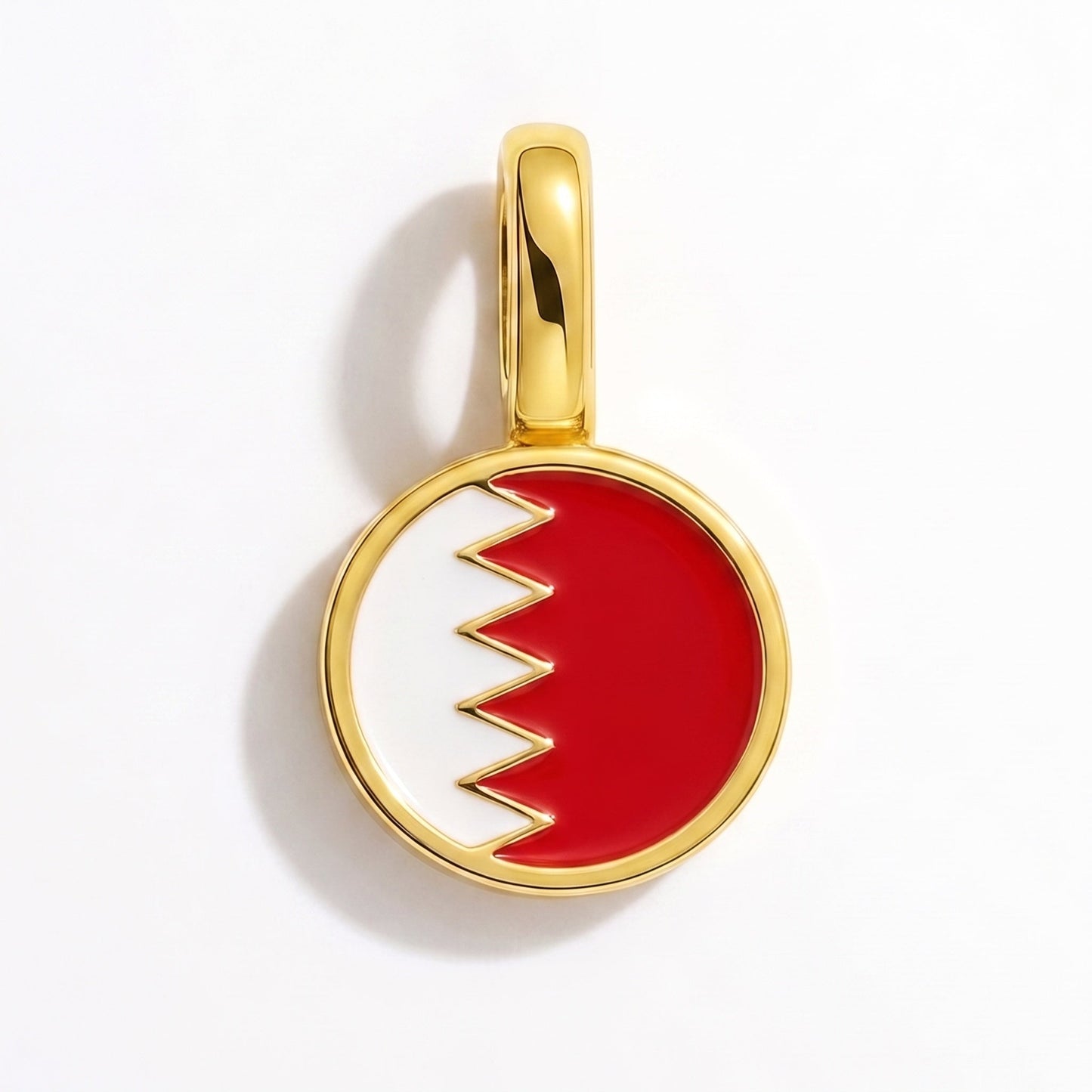 Flaggcharm Bahrain – rektangulär guld