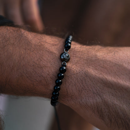 Fotoarmband med din bild - Pärlkedja
