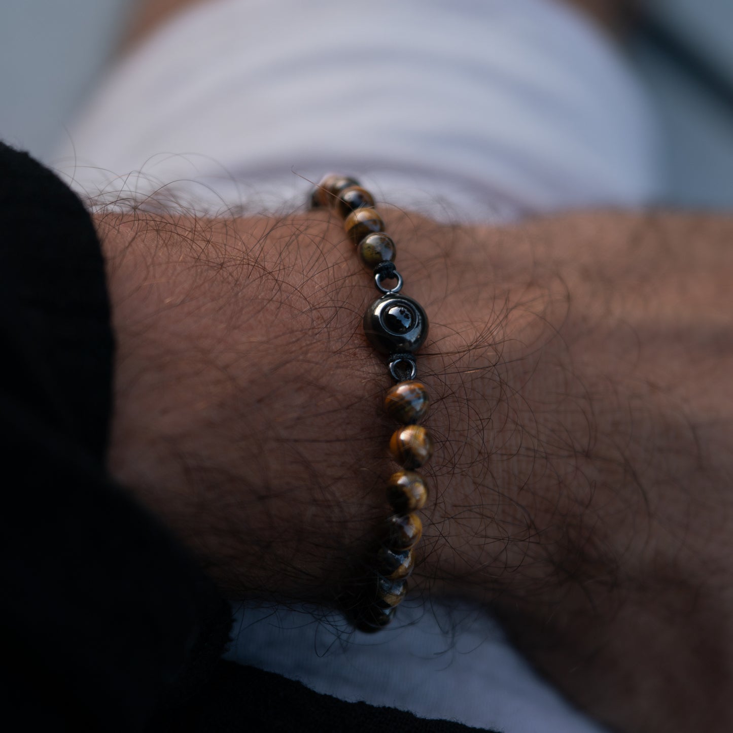 Fotoarmband med din bild - Pärlkedja