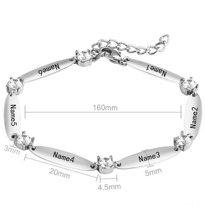 Personligt armband med gravyr