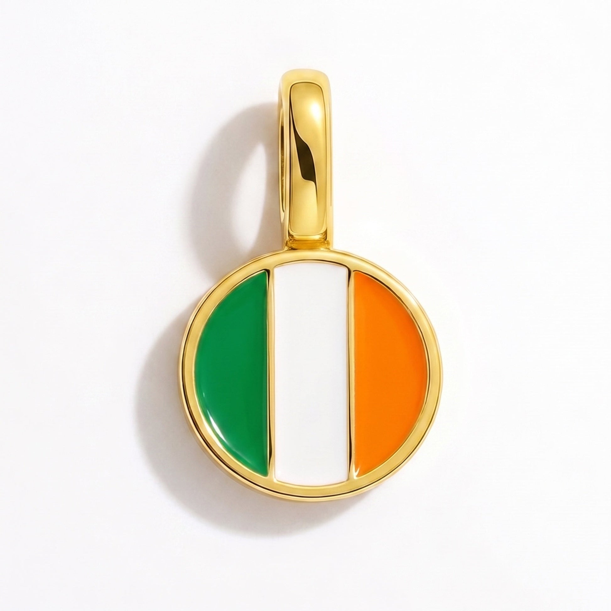 Flaggcharm Irland – rektangulär guld