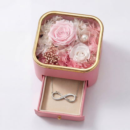 Infinite Love-halsband med gravyr