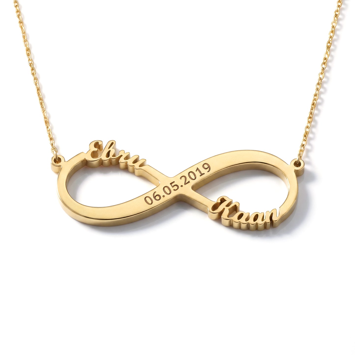 Infinite Love-halsband med gravyr