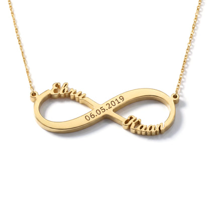 Infinite Love-halsband med gravyr