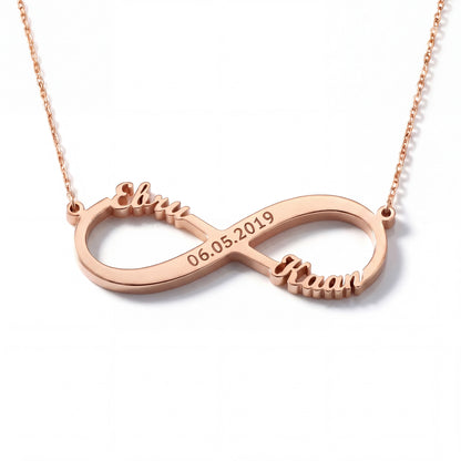 Infinite Love-halsband med gravyr