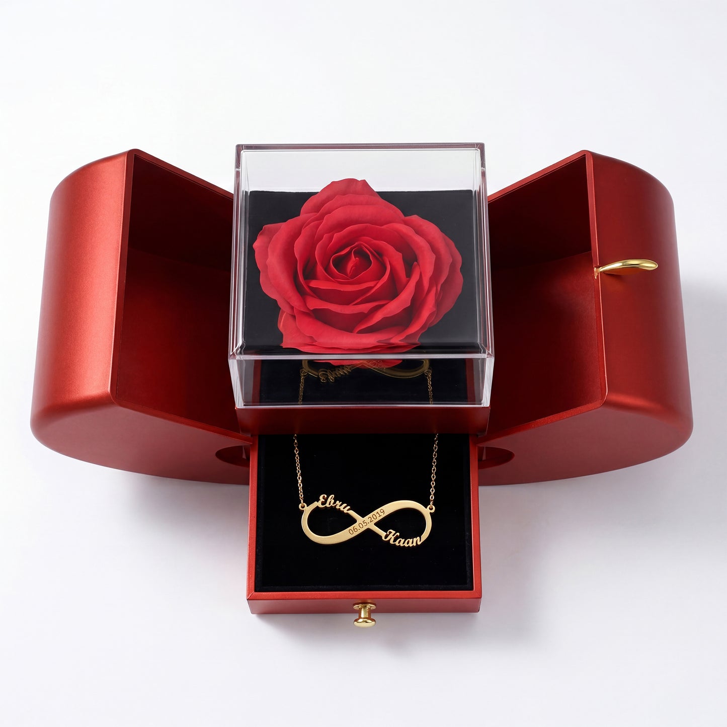 Infinite Love-halsband med gravyr