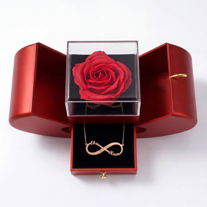 Infinite Love-halsband med gravyr