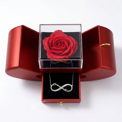 Infinite Love-halsband med gravyr