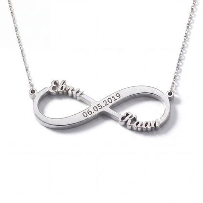 Infinite Love-halsband med gravyr