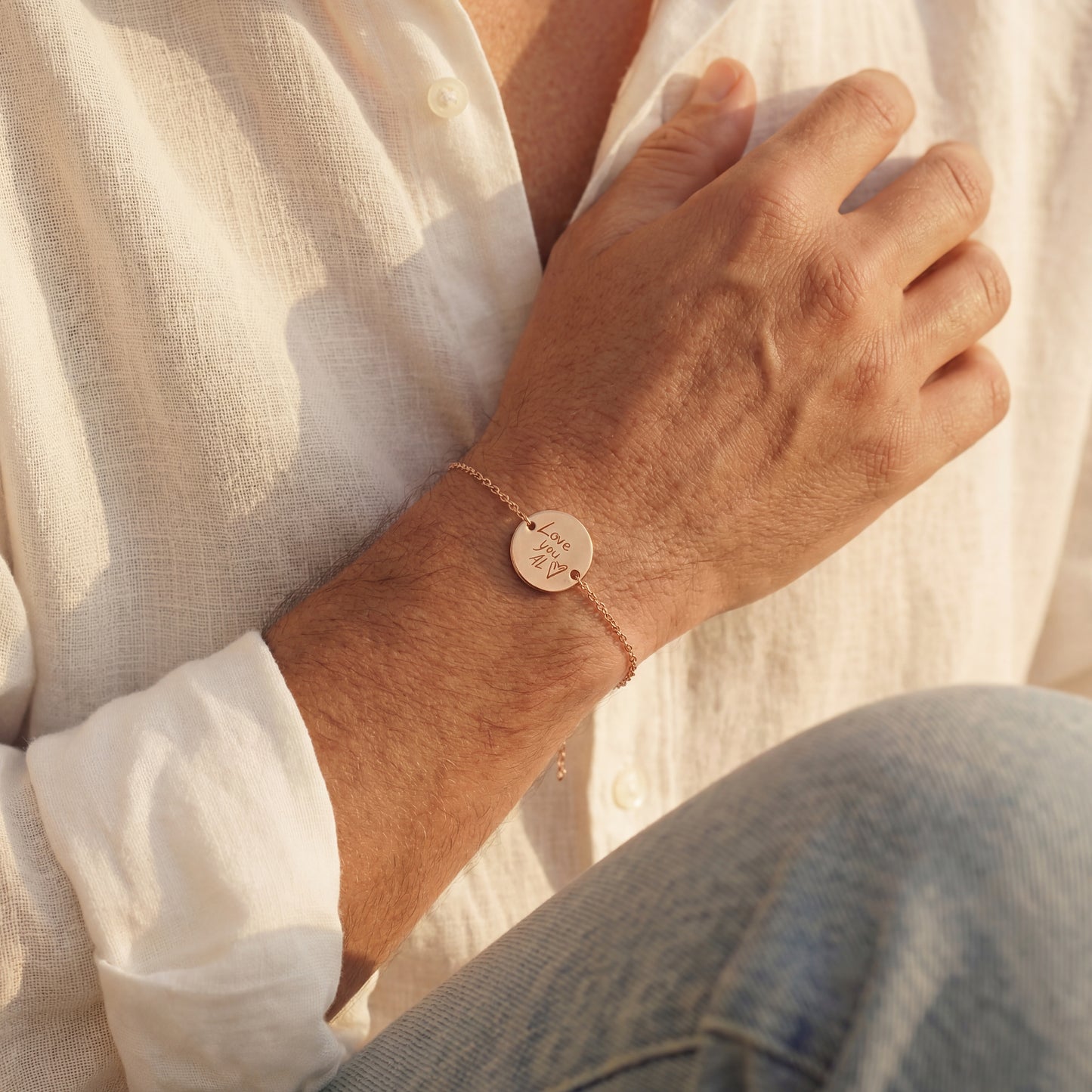 Personligt armband med din egen handstil/teckning