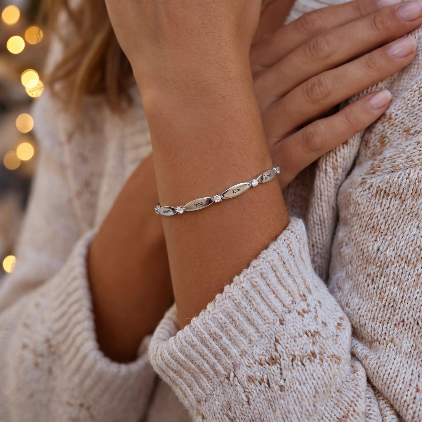 Personligt armband med gravyr