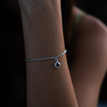 Personligt fotoarmband med ditt eget foto - dainty