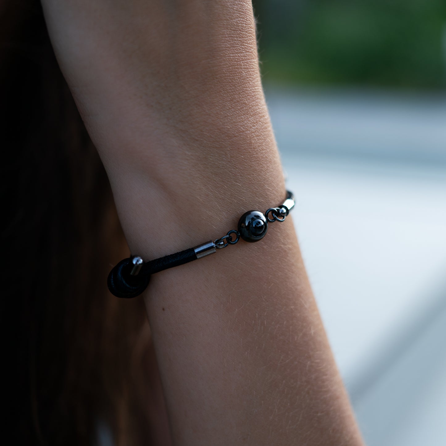 Fotoarmband med ditt eget foto - läder