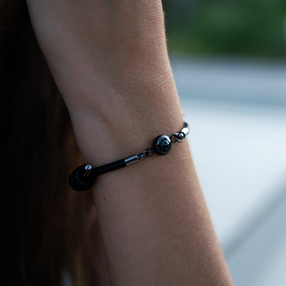 Fotoarmband med ditt eget foto - läder