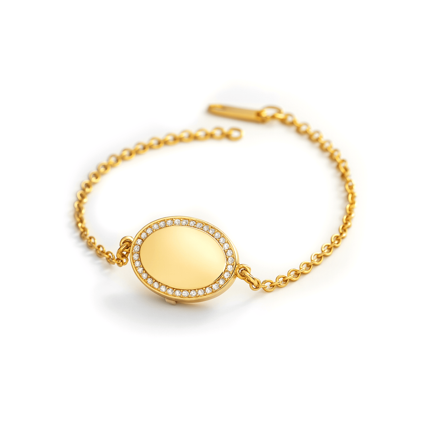 Medallion armband med foto - Oval