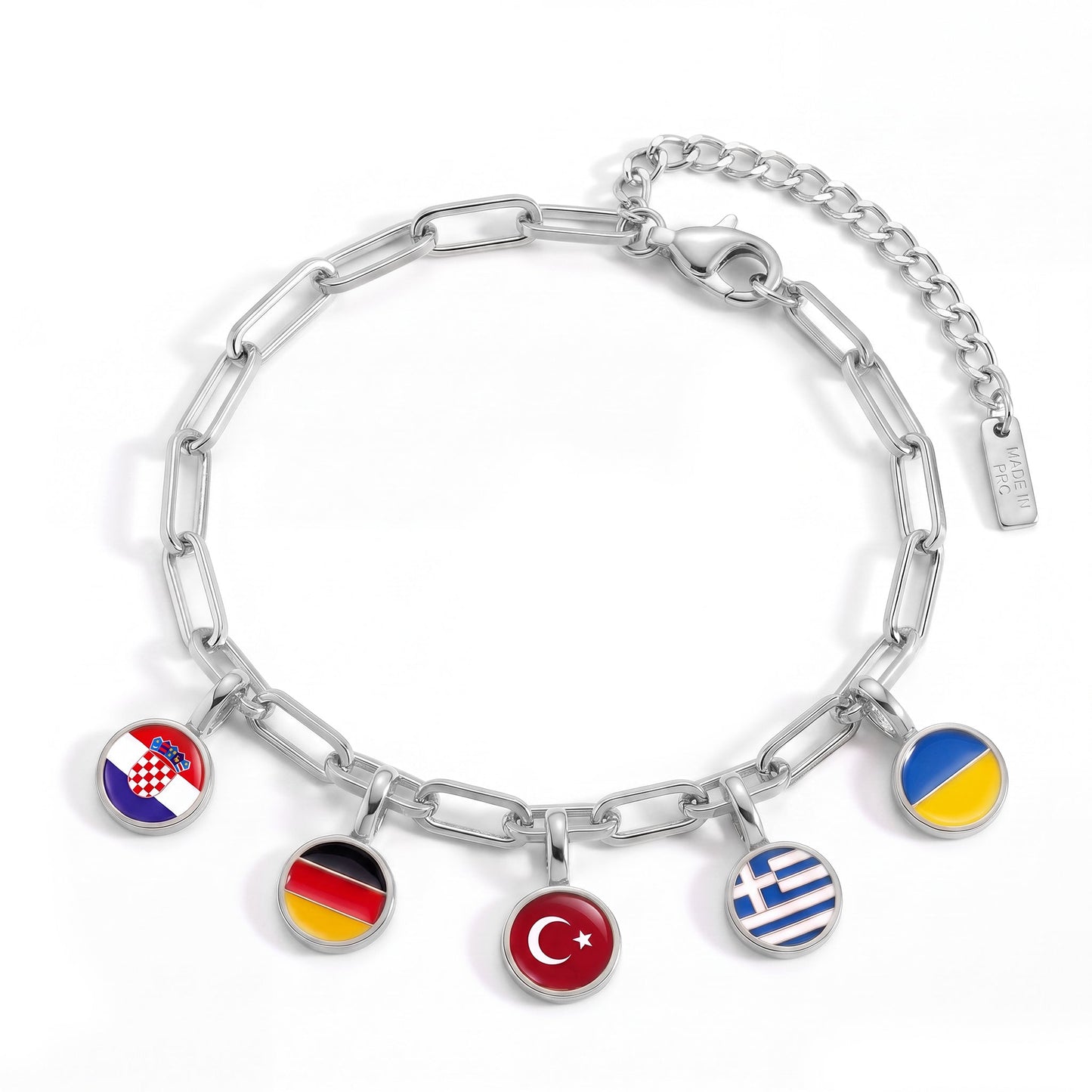 Armband med Landscharms – Silver