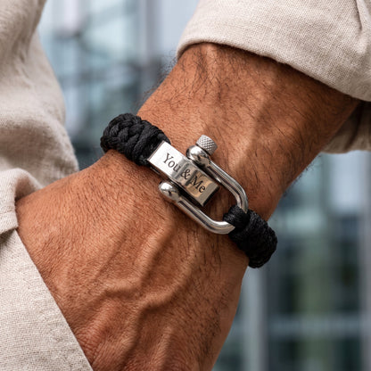 Flätat Armband med Gravyr
