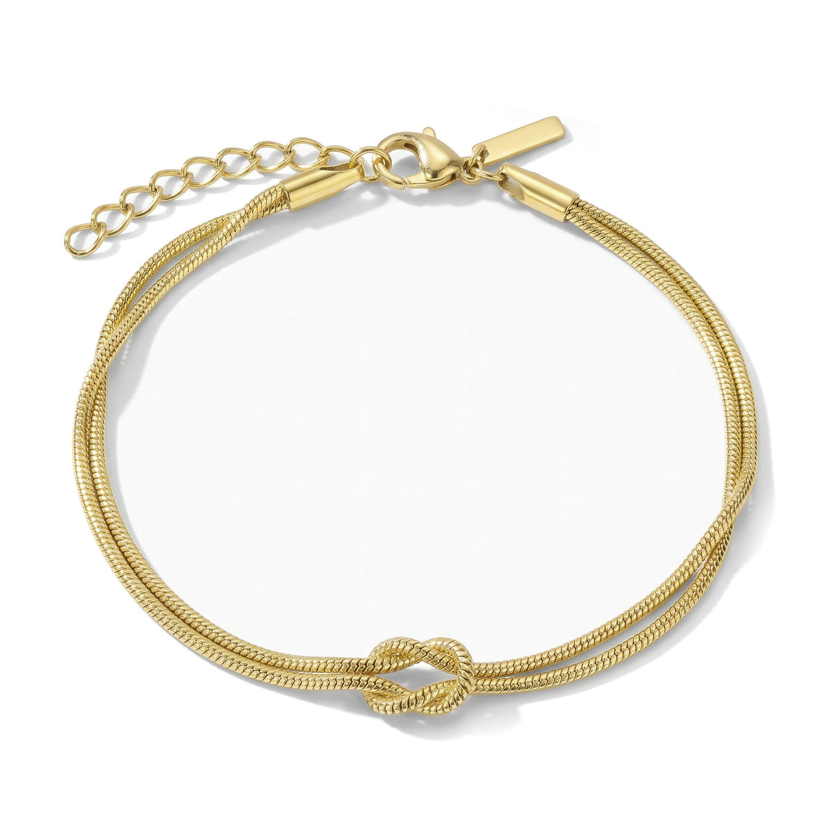 Forever Knot-armband – guld – vy 6