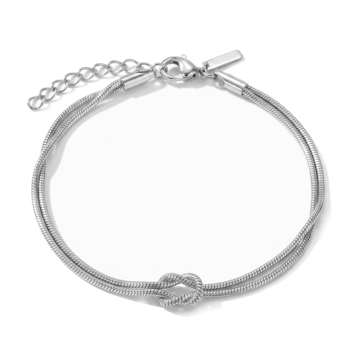 Forever Knot-armband – silver – vy 6